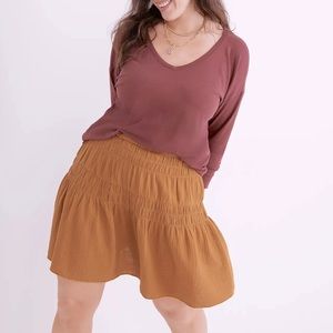 NWT Madewell Lightspun skirt